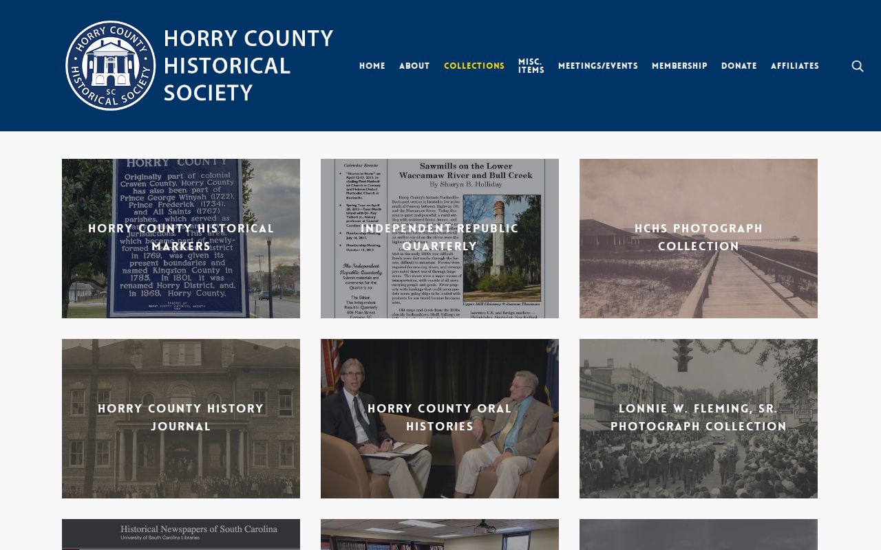Carolina Forest city directory companion research at Horry County Historical Society collections
