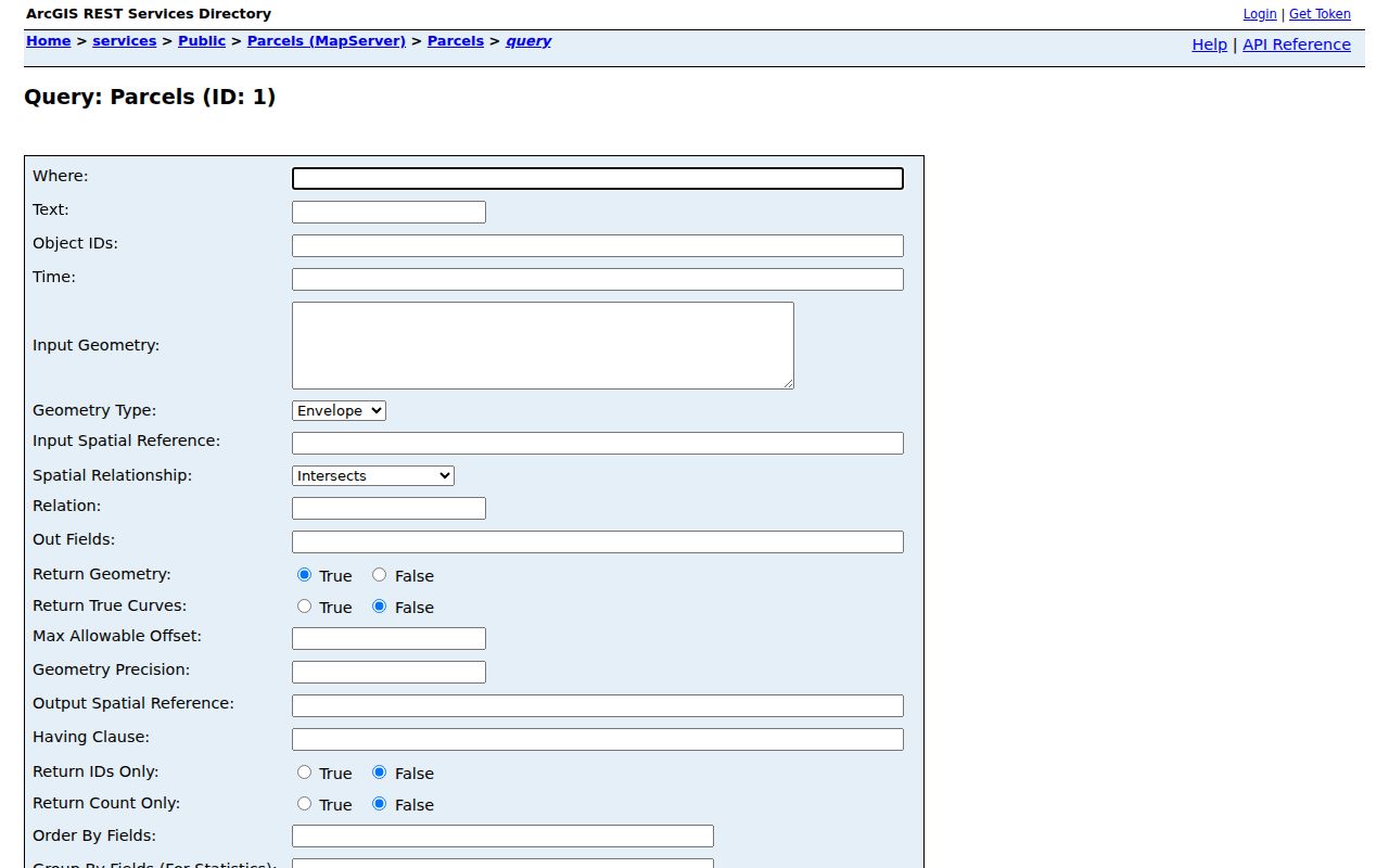 Carolina Forest neighbors Horry County parcel GIS query form